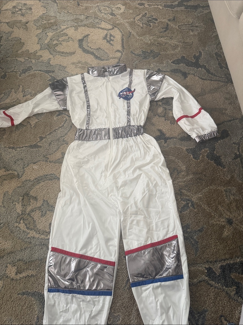 Kids White Astronaut Costume